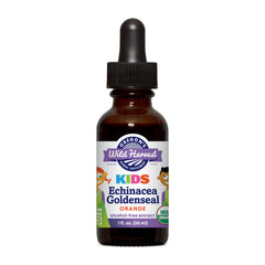 Oregon's Wild Harvest Children's Echinacea Goldenseal Orange Organic Herbal Supplement bottle 1 oz