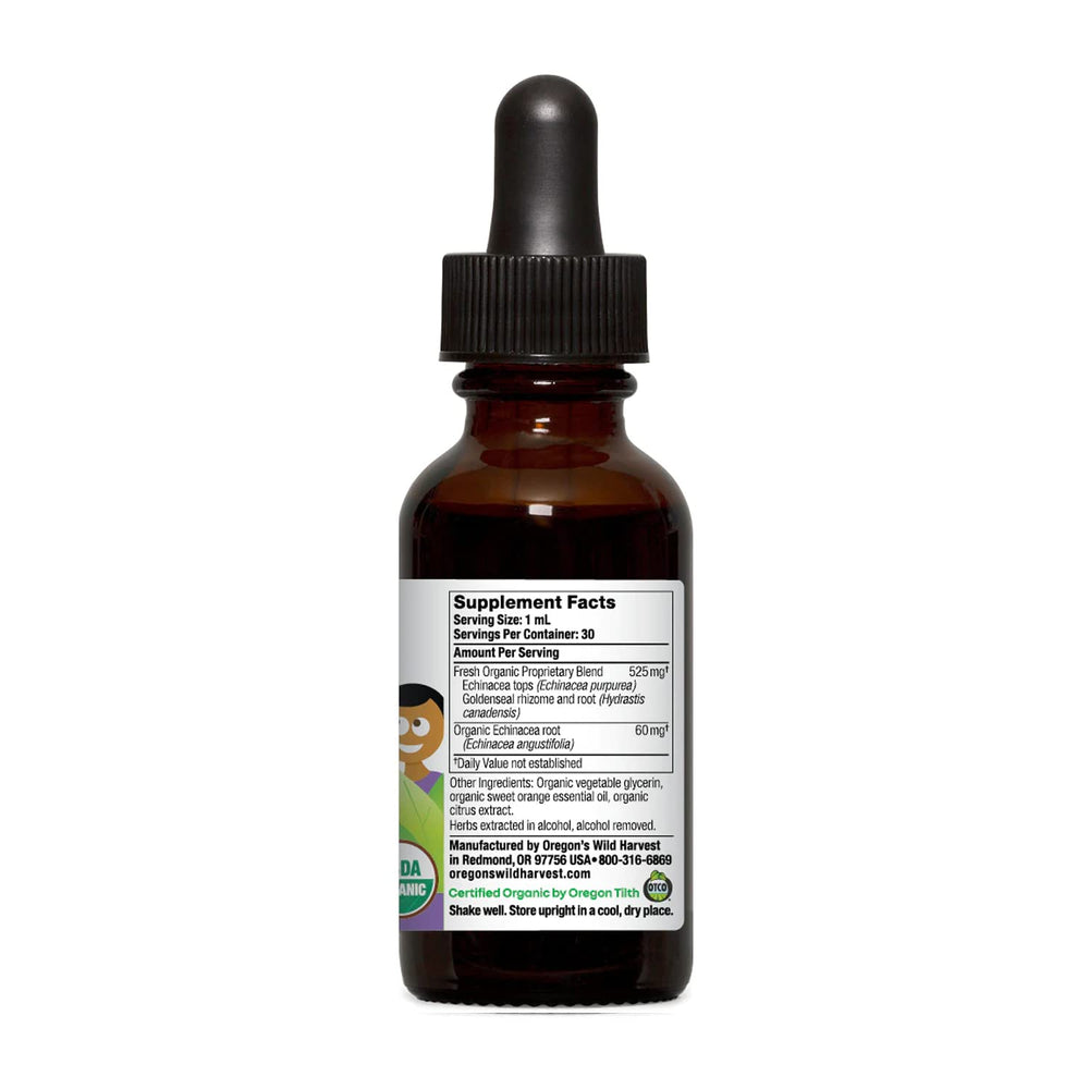 Ingredients for Alcohol-Free Glycerites showing organic glycerin carrier