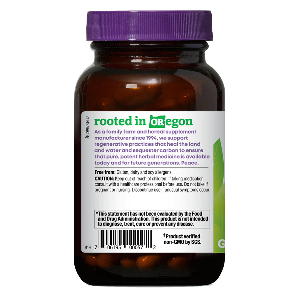 Ingredients panel showing organic Echinacea and minerals