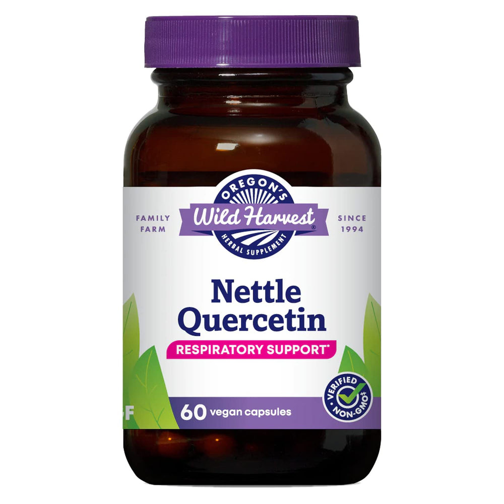 Oregon's Wild Harvest Nettle Quercetin capsules bottle front