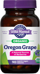 Bottle of Oregon's Wild Harvest Organic Oregon Grape Berberine 1140 mg, 90 count