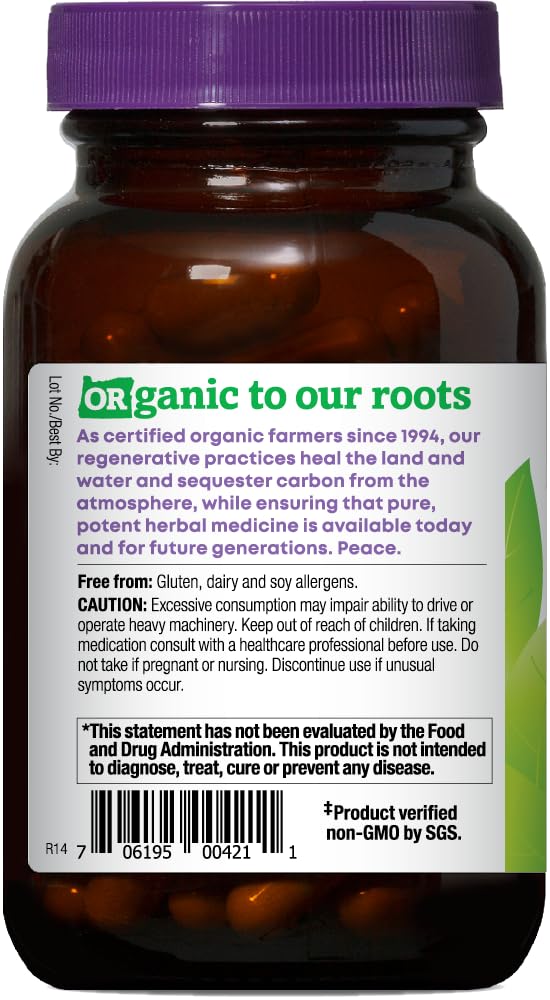 Close-up of Skullcap vegan capsules