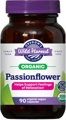 Bottle of Oregon's Wild Harvest Passion Flower Organic Vegan Capsules (90 count)