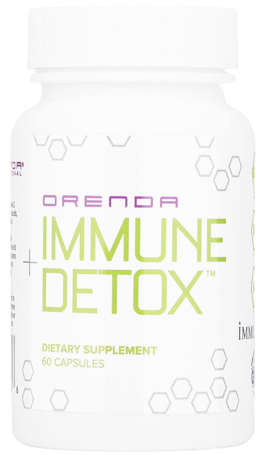 Orenda Immune + Detox bottle front label