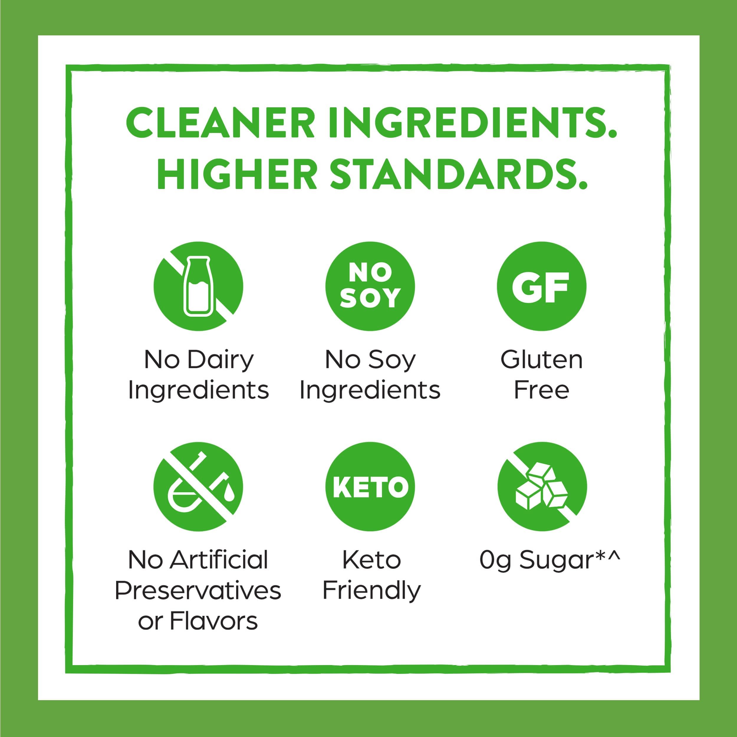 Ingredients list for Orgain Vanilla Bean Protein + Collagen