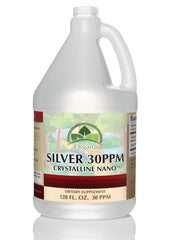 Organa Crystalline Nano Colloidal Silver bottle, 1 gallon (128 oz)