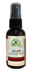Organa Crystalline Nano Colloidal Silver Spray bottle label showing 30 PPM