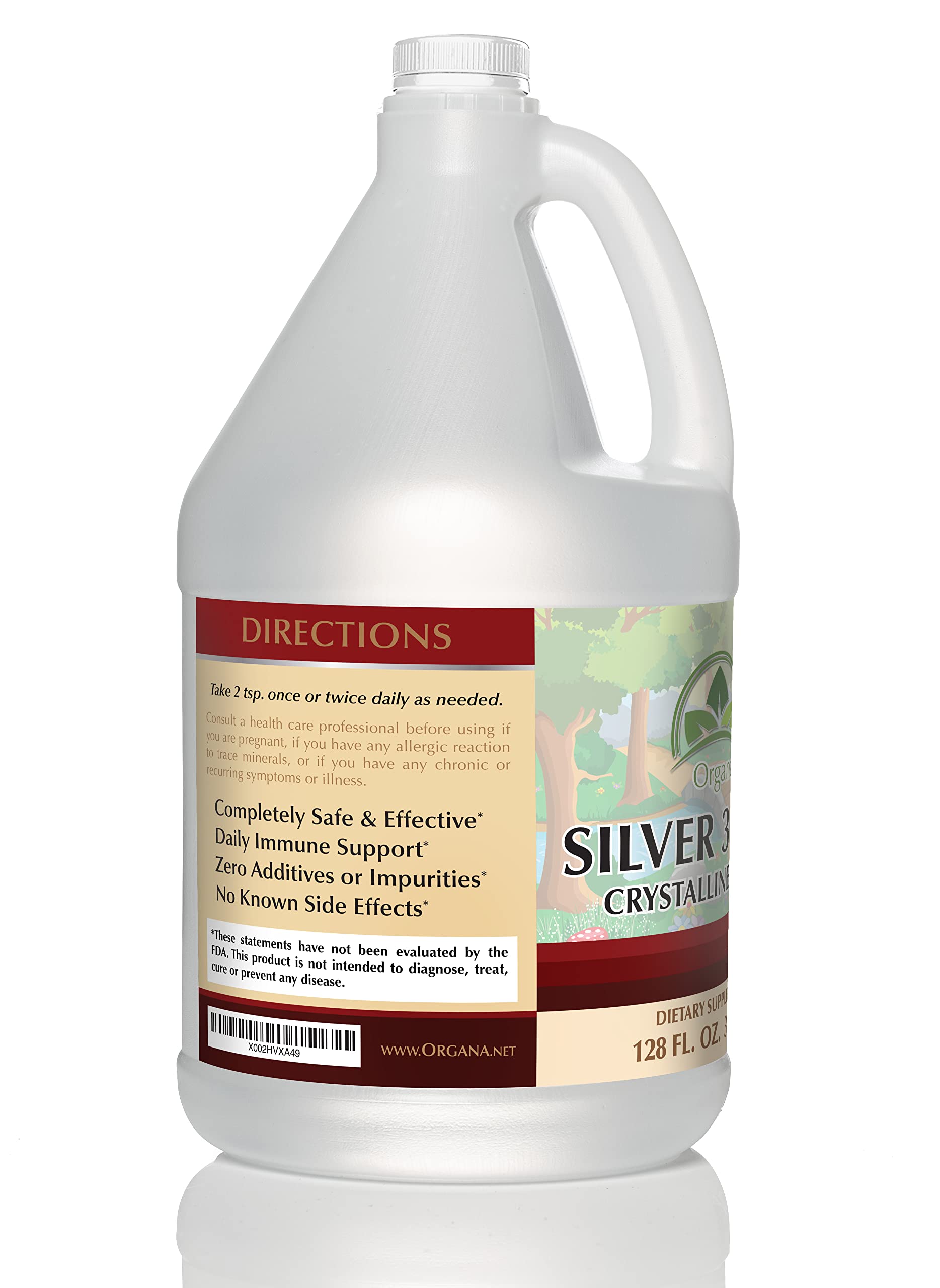 Close-up of 99.99% pure crystalline nano silver particles