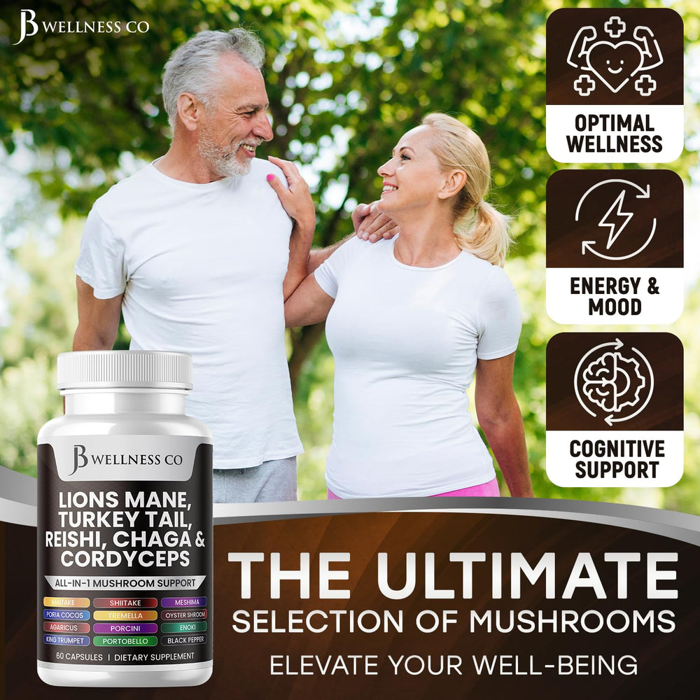 Organic mushroom extract derived from 100% fruiting bodies