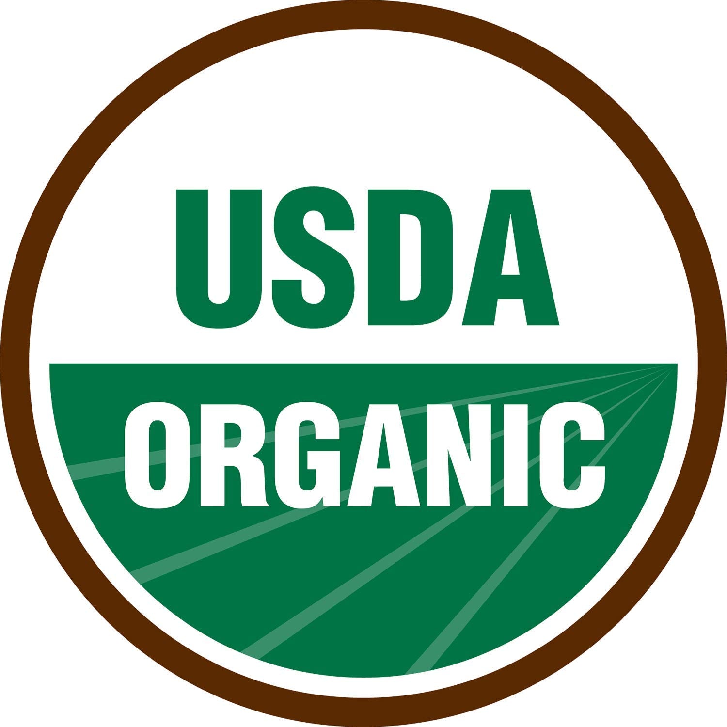 Organic acai powder label showing non-GMO and vegan