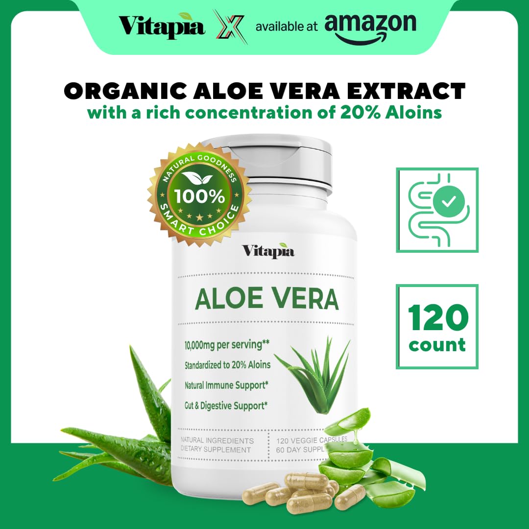 Aloe Vera leaf extract 10:1 concentrate with 20% Aloins