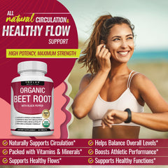 Ingredients and nutrition information for Organic Beet Root Powder Tablets