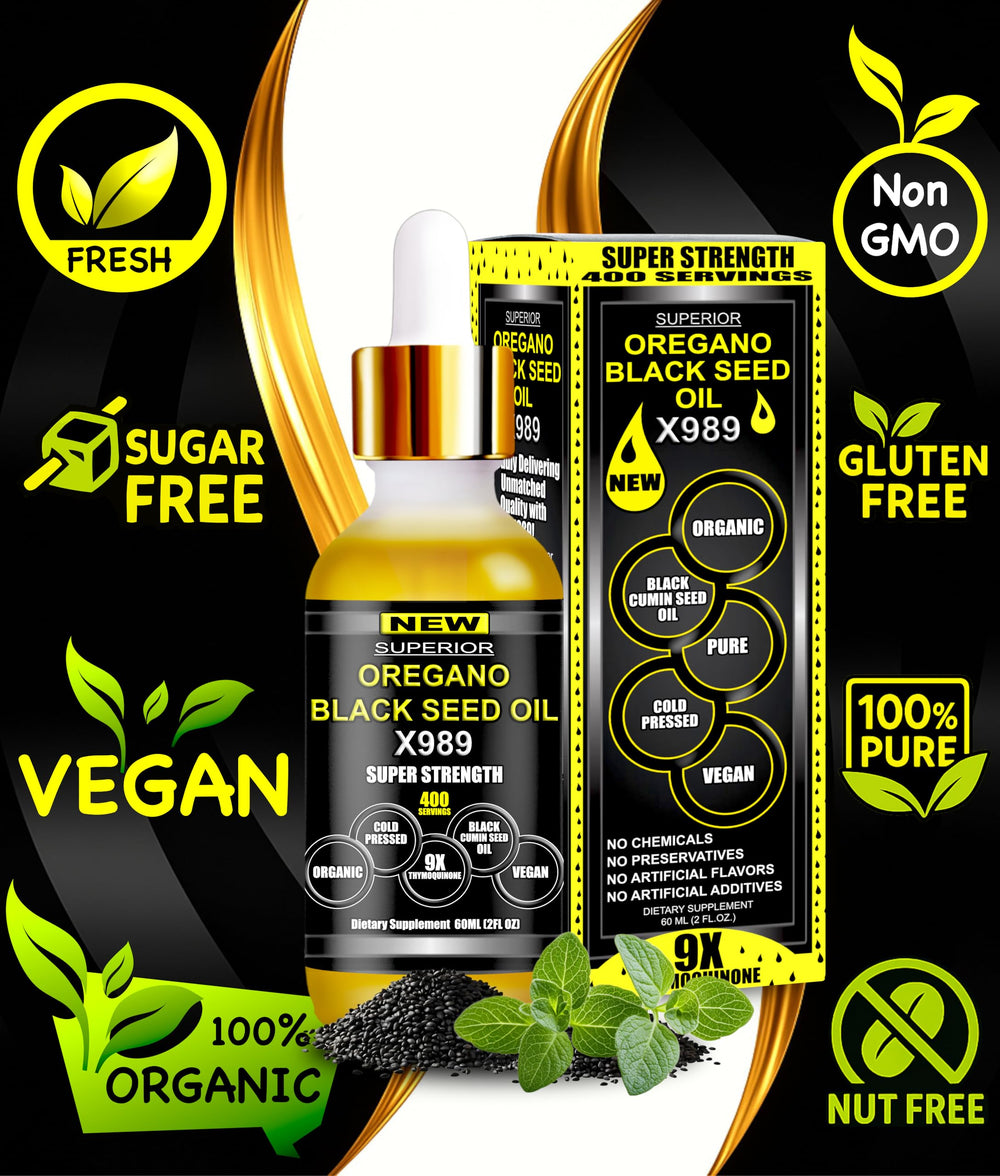 Organic black seed oil pressed for the blend