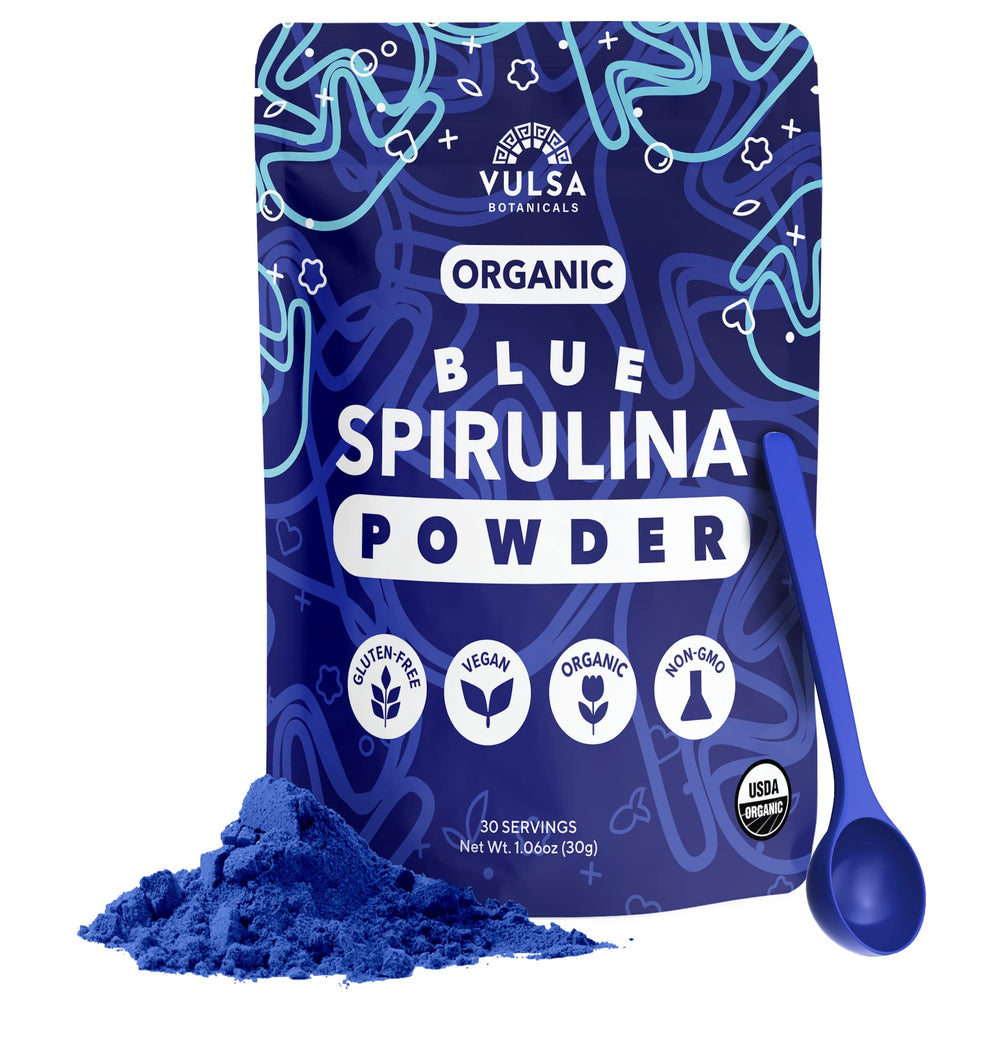 Organic Blue Spirulina Powder 30g pouch