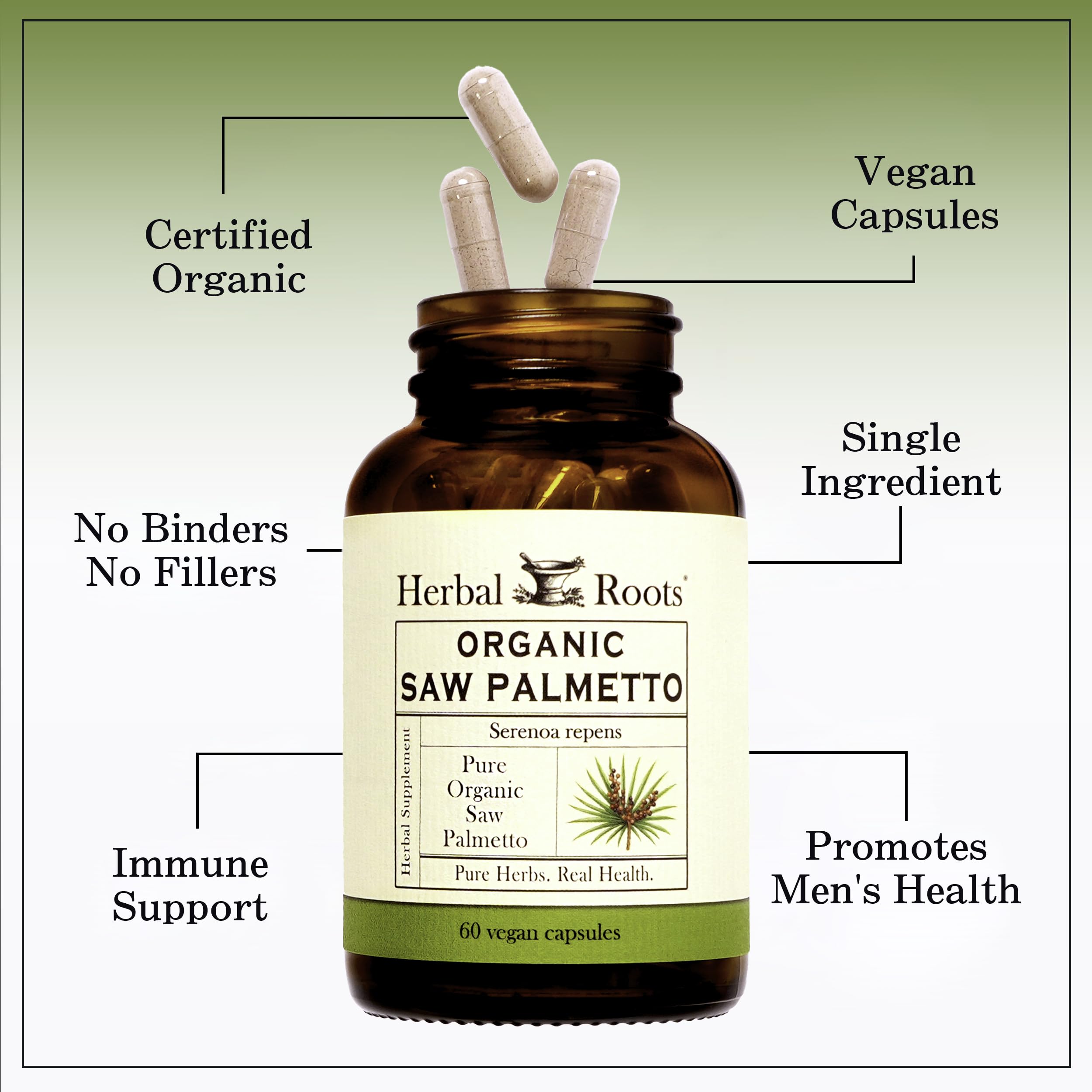 USDA Organic certification seal and cGMP facility claim