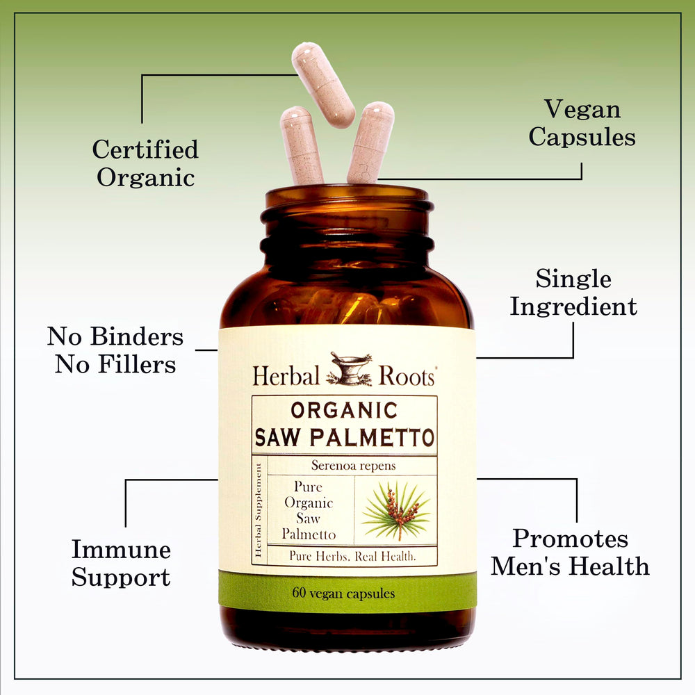 USDA Organic certification seal and cGMP facility claim