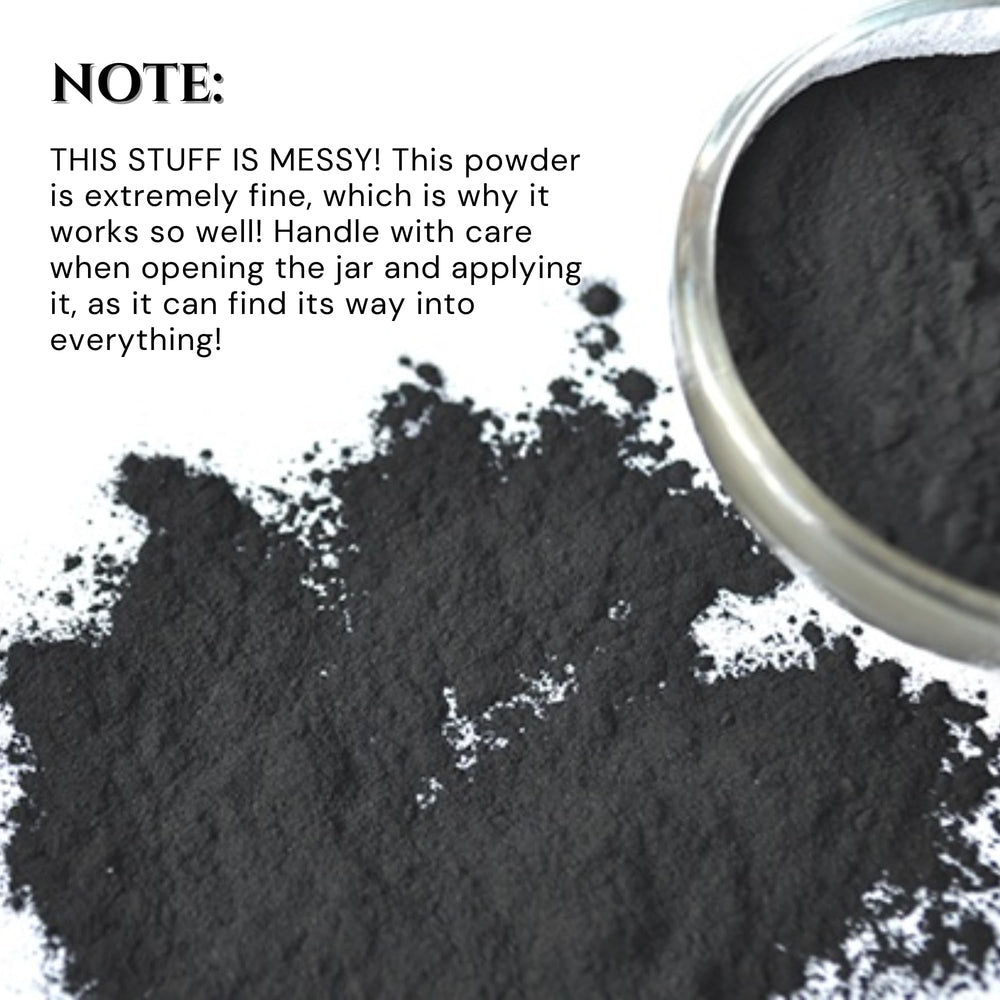 Schizandu Organic Charcoal Powder packaging on shelf