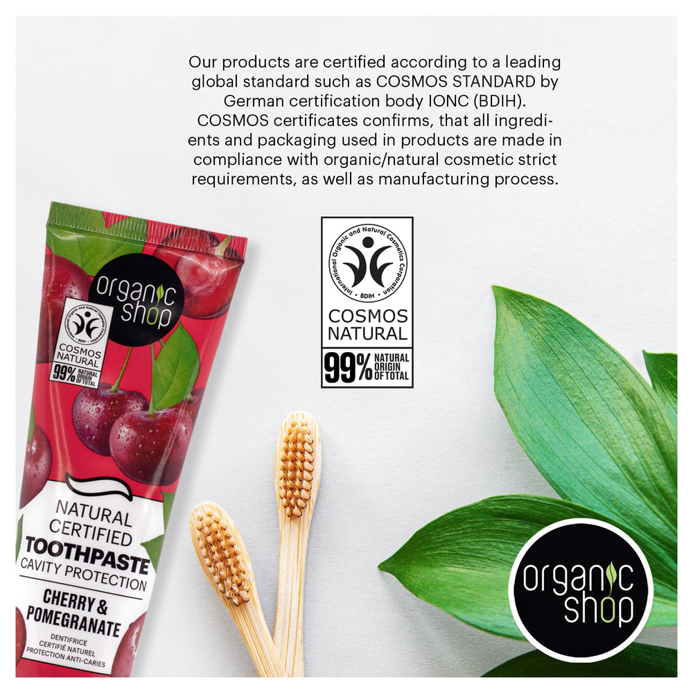Vegan formula label on toothpaste packaging