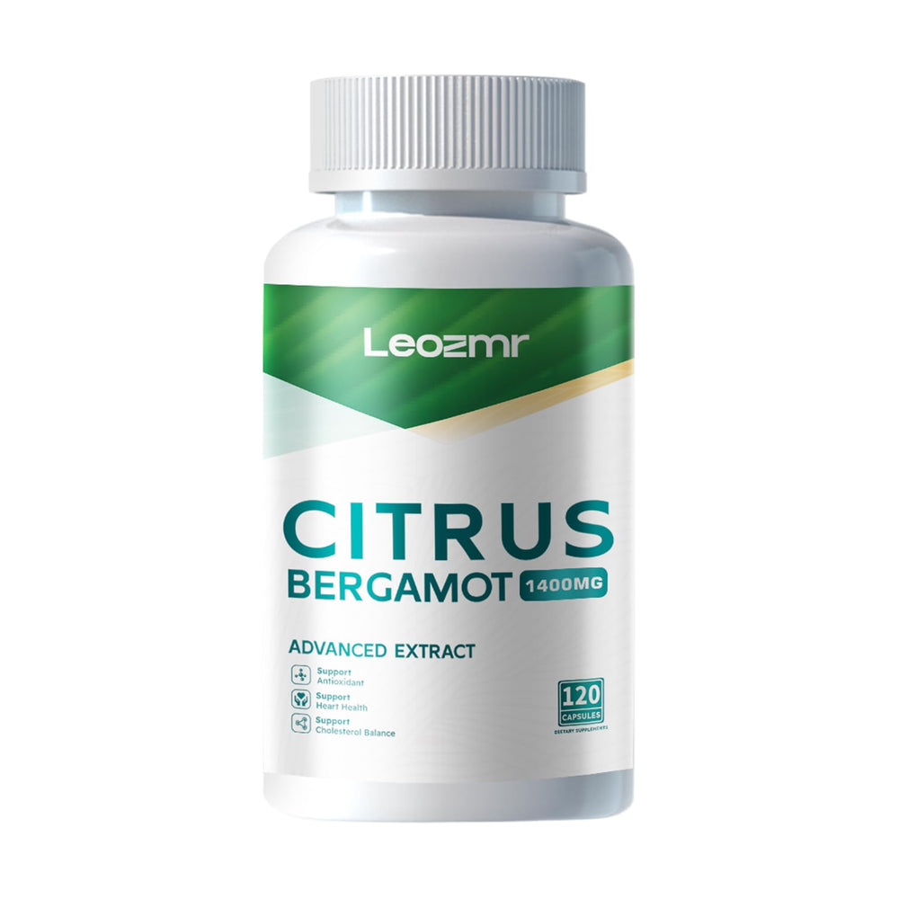 Organic Citrus Bergamot 1400mg bottle front view