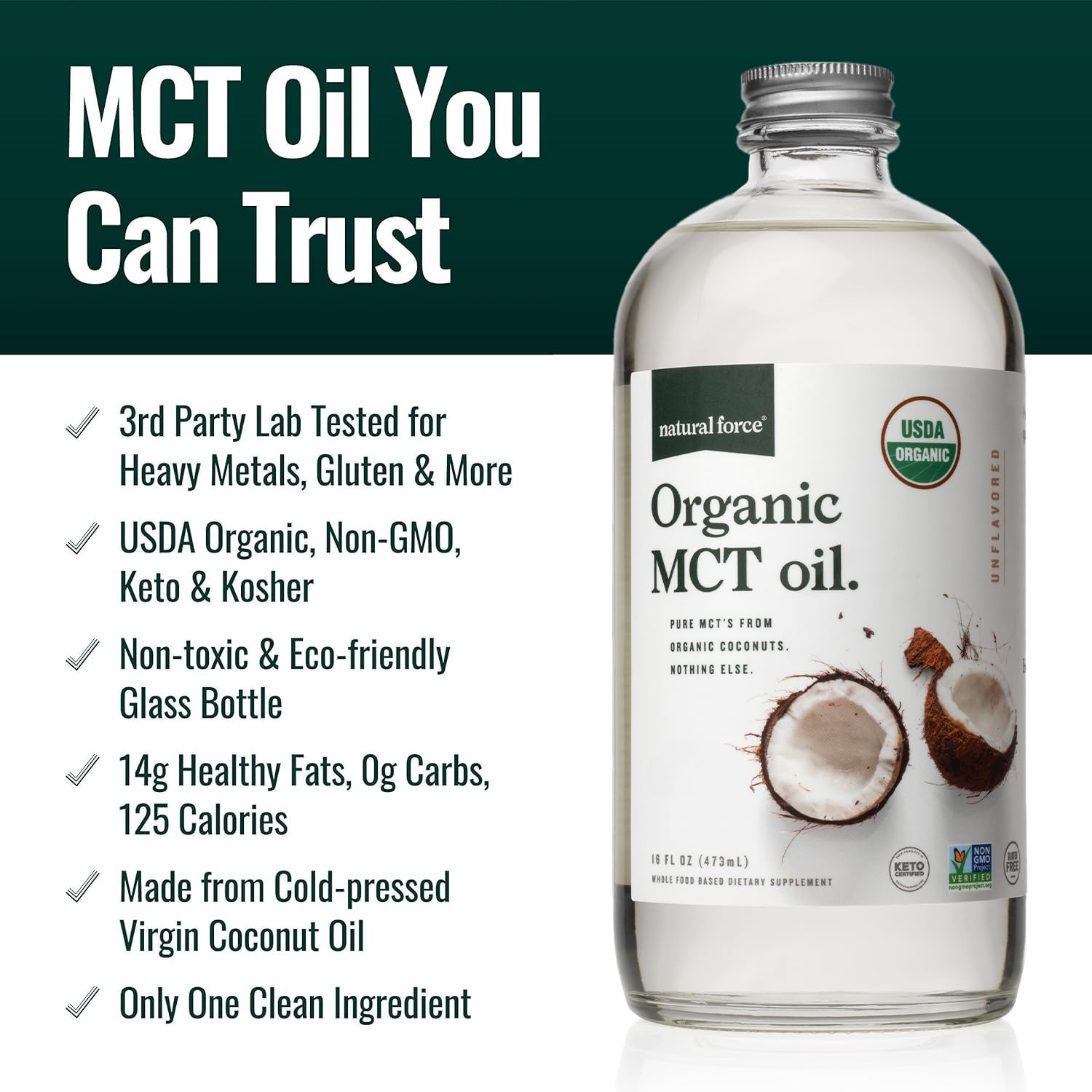Cold-pressed virgin coconut oil used for MCT Oil