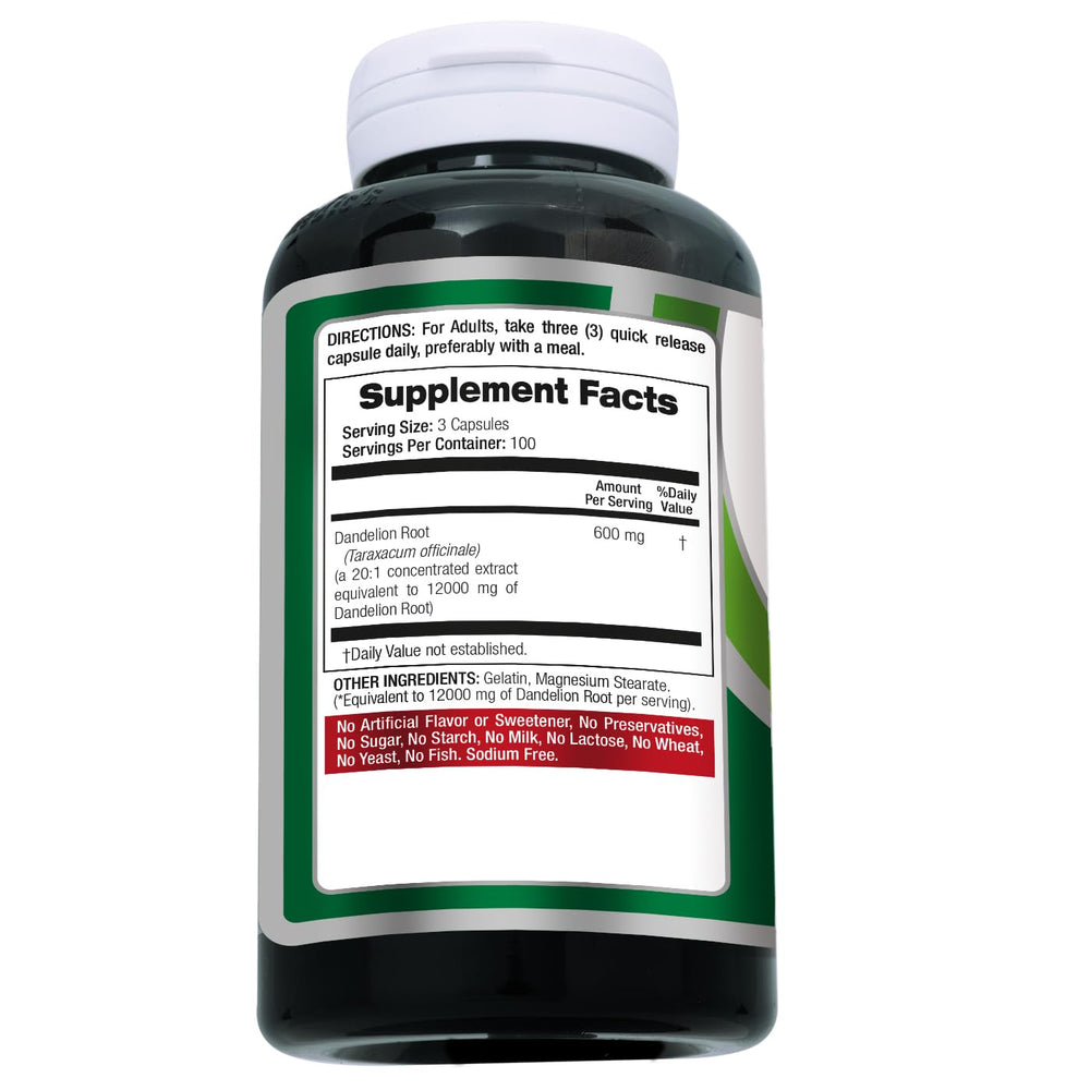 Organic Dandelion Root ingredient