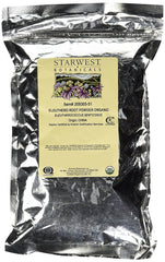 Organic Eleuthero Root Powder 1lb bag with label