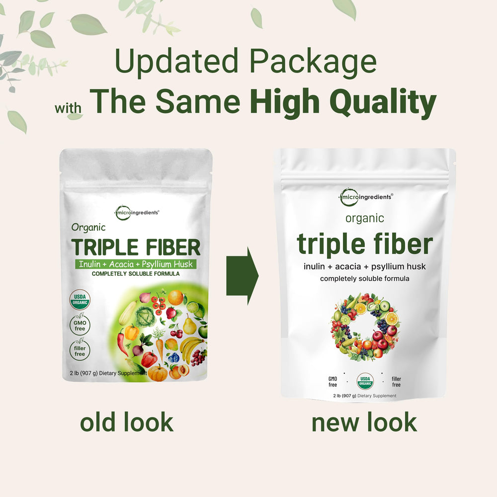 2 lb unflavored vegan fiber powder