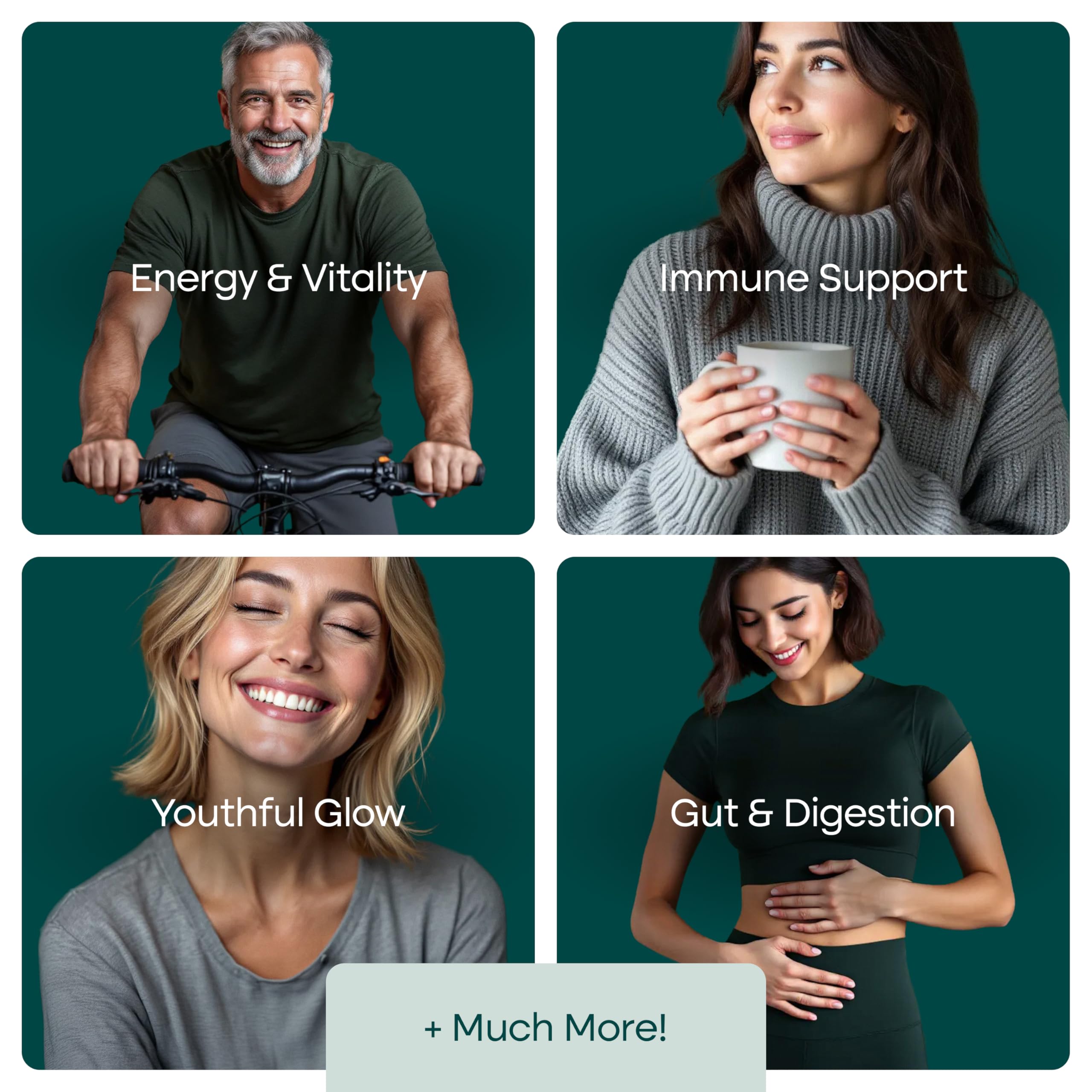 Colorful assortment of real fruits and vegetables representing the blend