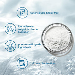 Organic hyaluronic acid powder packaging