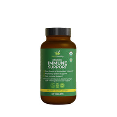 HerbVitality Organic Immune Support bottle with elderberry and vitamin C