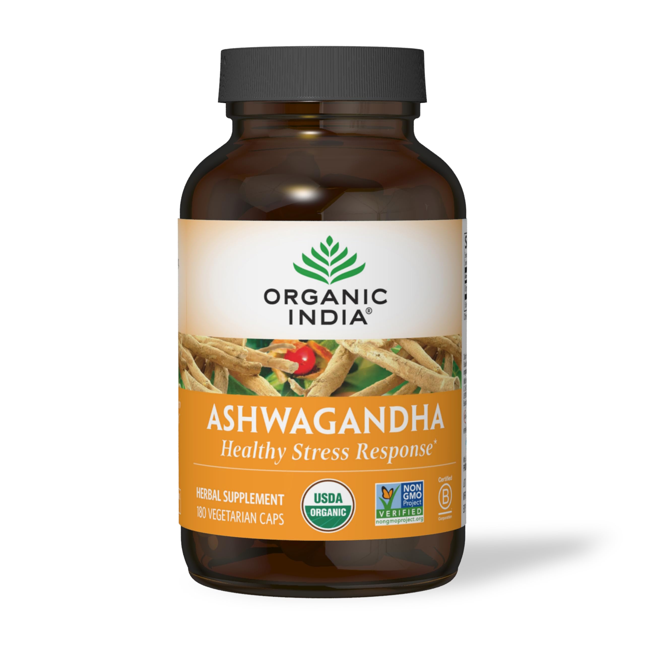 Product packaging showing Organic India branding