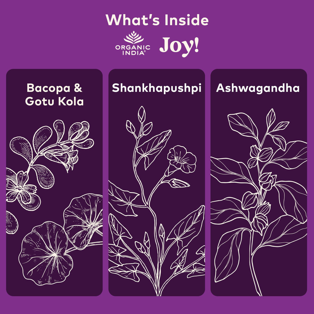 Joy herbal supplement aiding memory and concentration