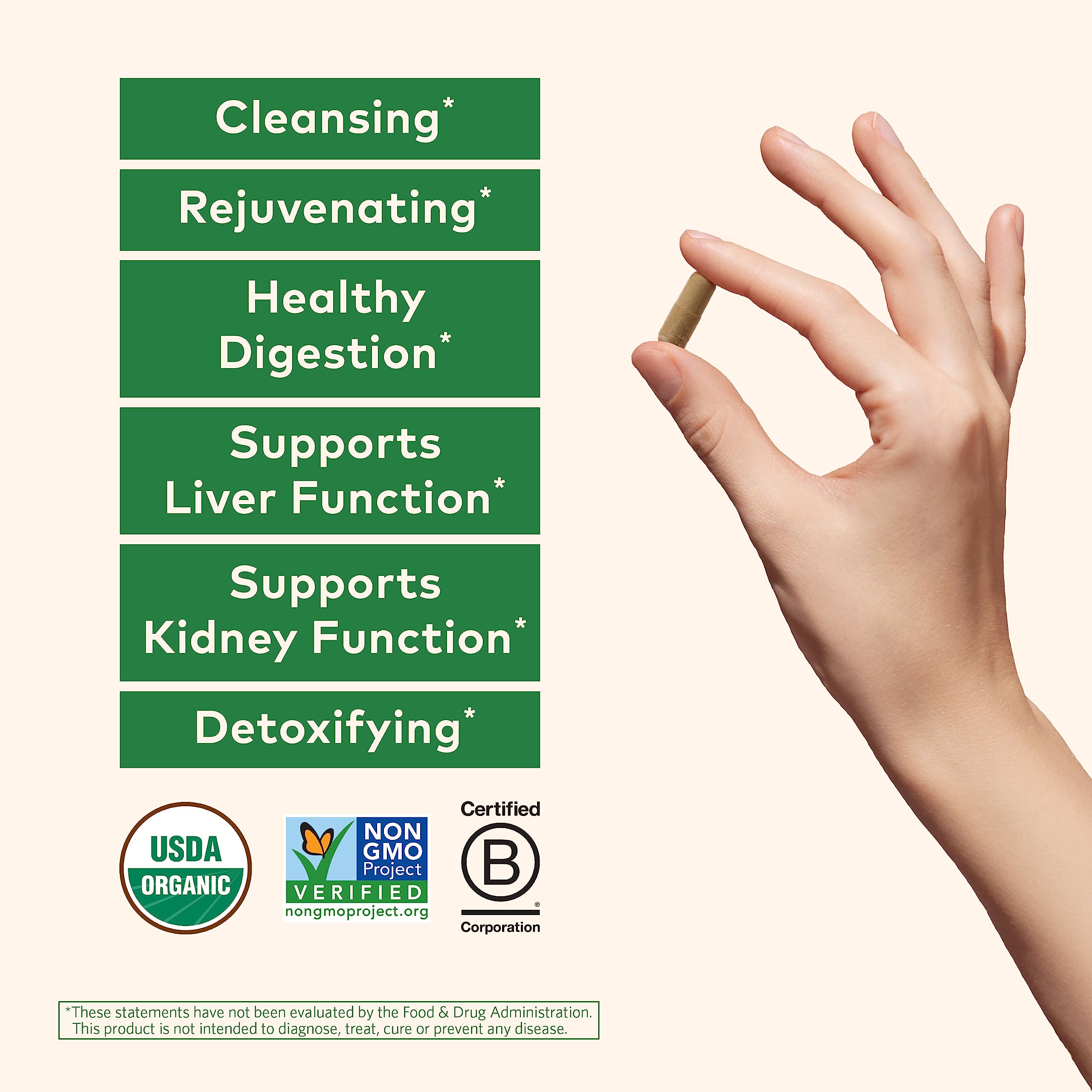 Liver Kidney Detox capsules in bottle