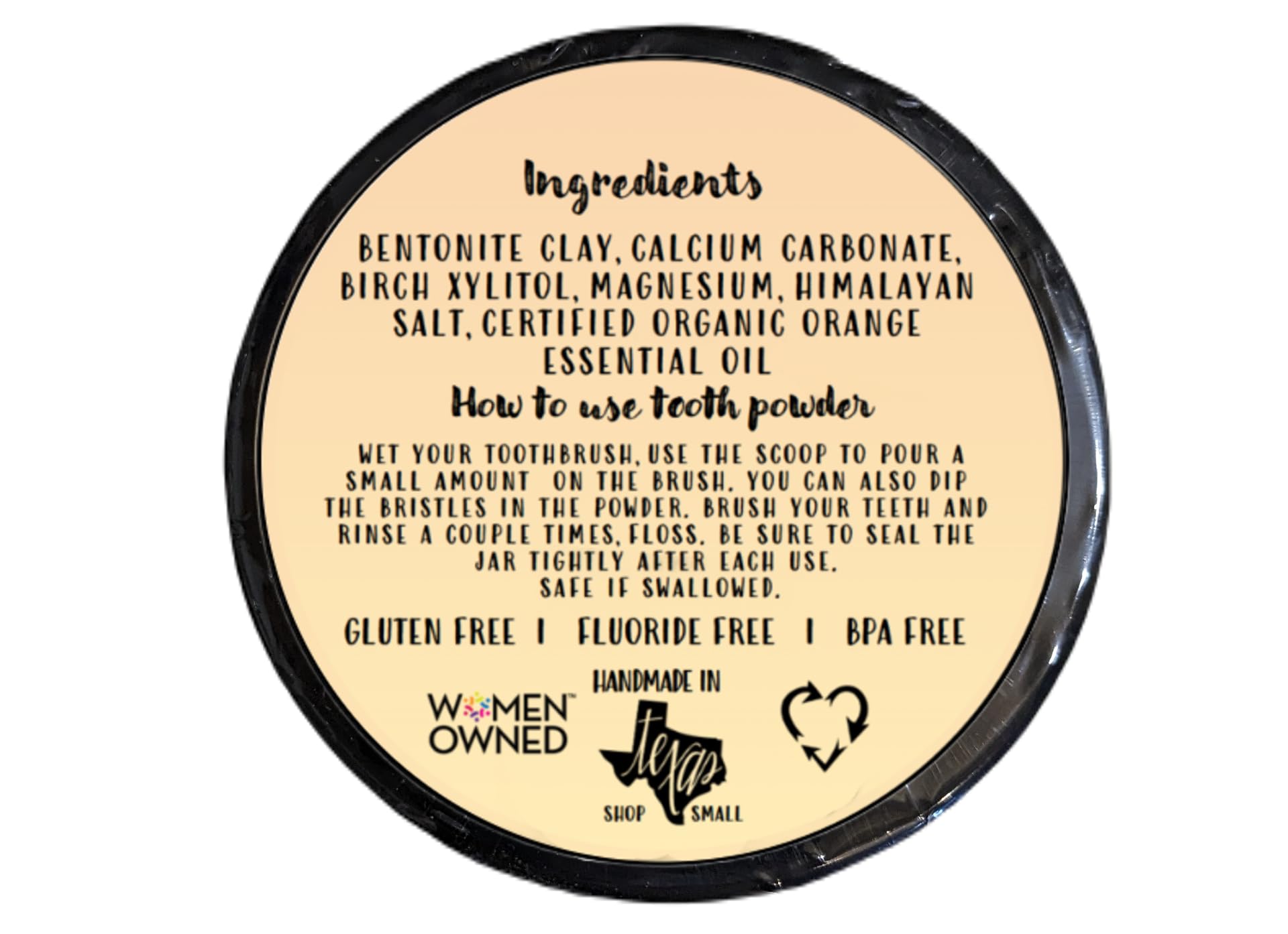 Remineralizing tooth powder with organic ingredients