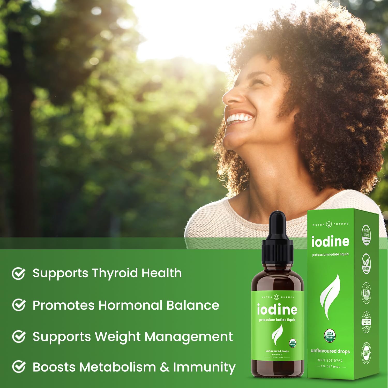 Ingredients: iodine, organic glycerin, purified water