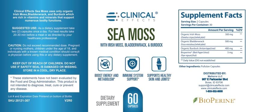 Organic Irish Sea Moss illustration