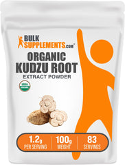 Bottle of Organic Kudzu Root Extract Powder