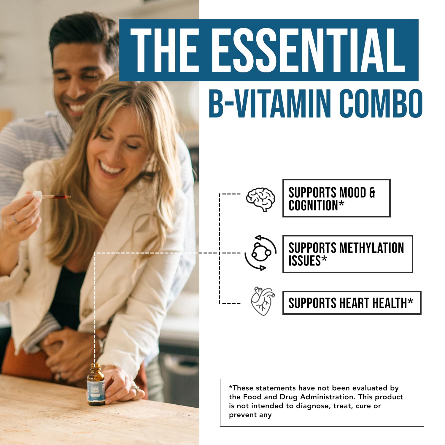 Berry-flavor sublingual supplement packaging and bottle