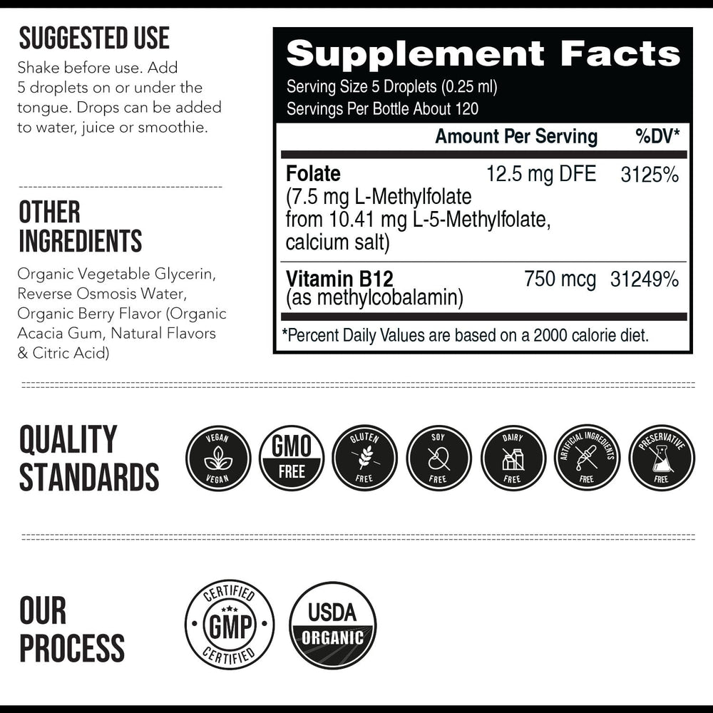 Made in USA with cGMP manufacturing and 3rd-party tested seal on bottle