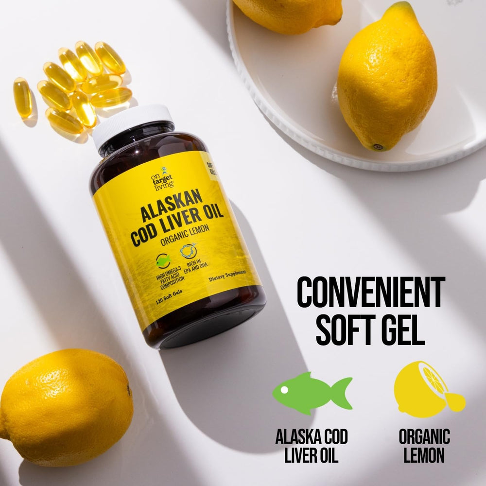 Real organic lemon flavor cod liver oil