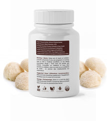 Organic Lion's Mane mushroom extract capsule bottle