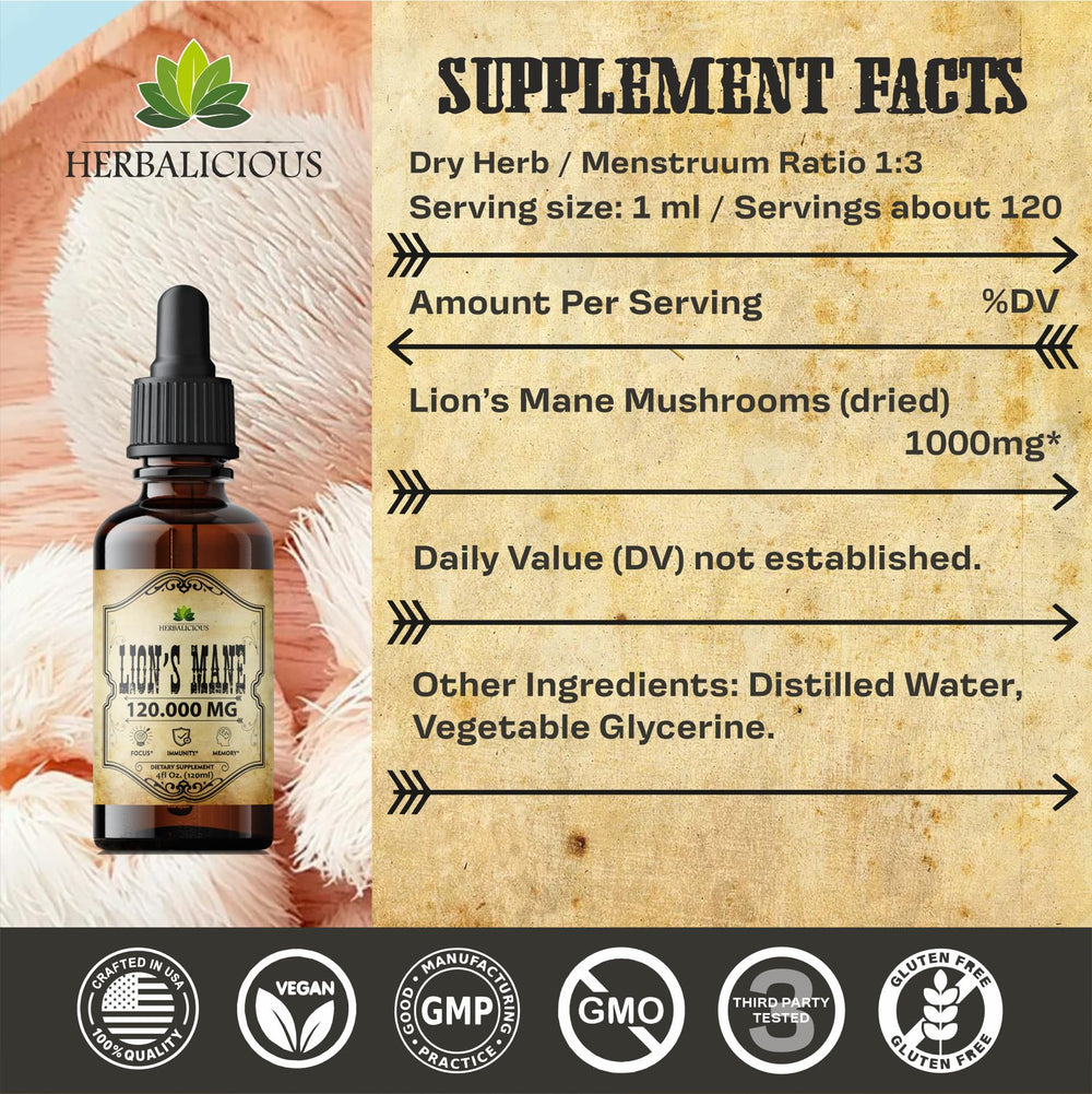 Organic Lions Mane mushroom close-up