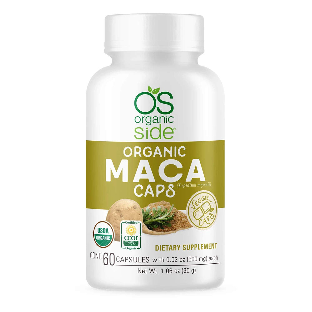 Organic Maca Capsules package – 60 count
