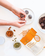 Organic maca powder from the Andes in Peru