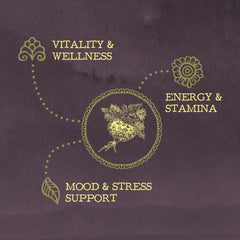 Maca powder being added to a smoothie