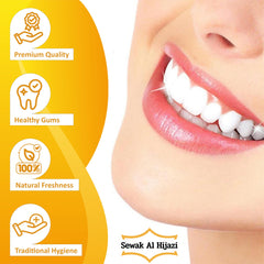 Organic Miswak sticks pack