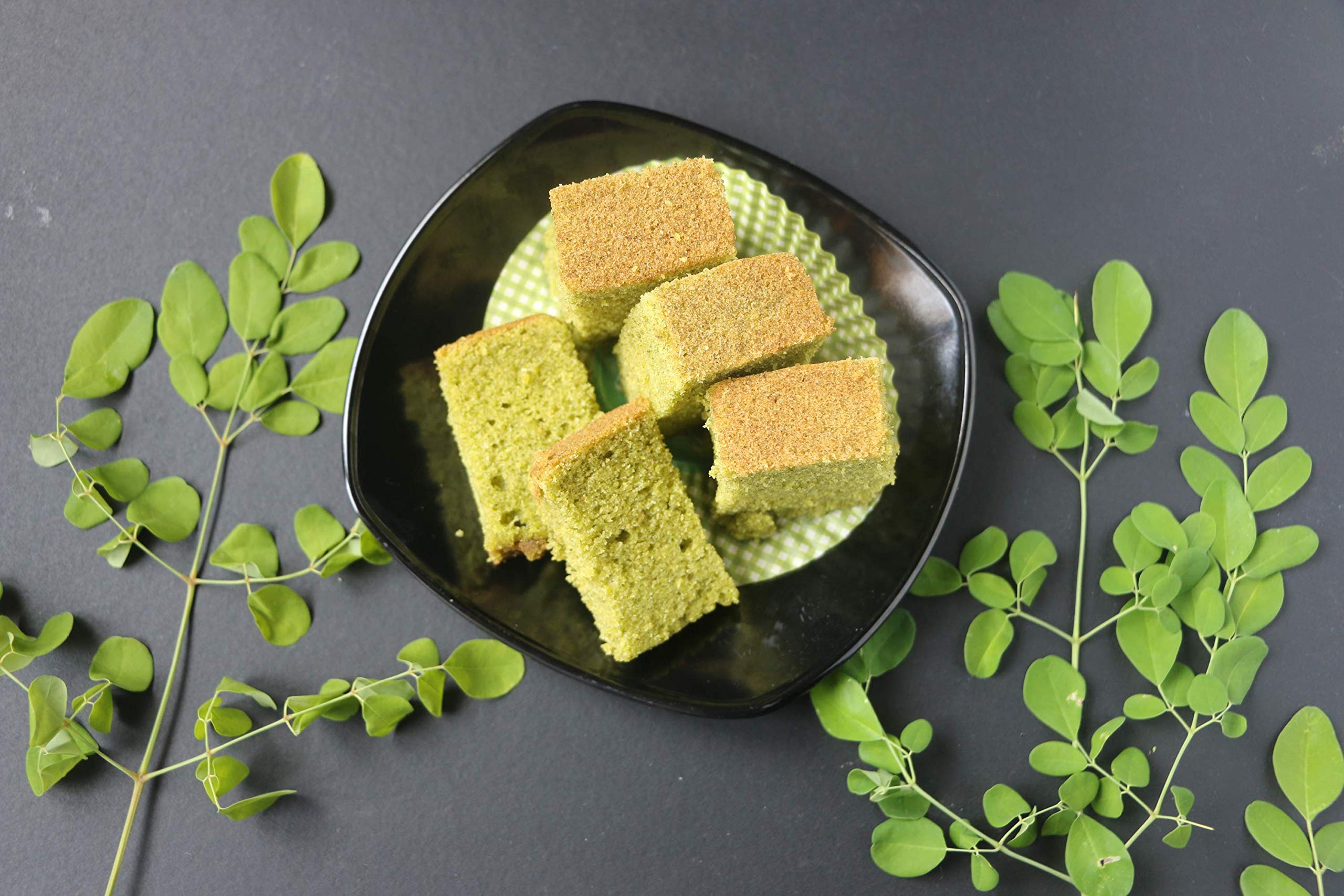 Two-pack Organic Moringa Powder on white background
