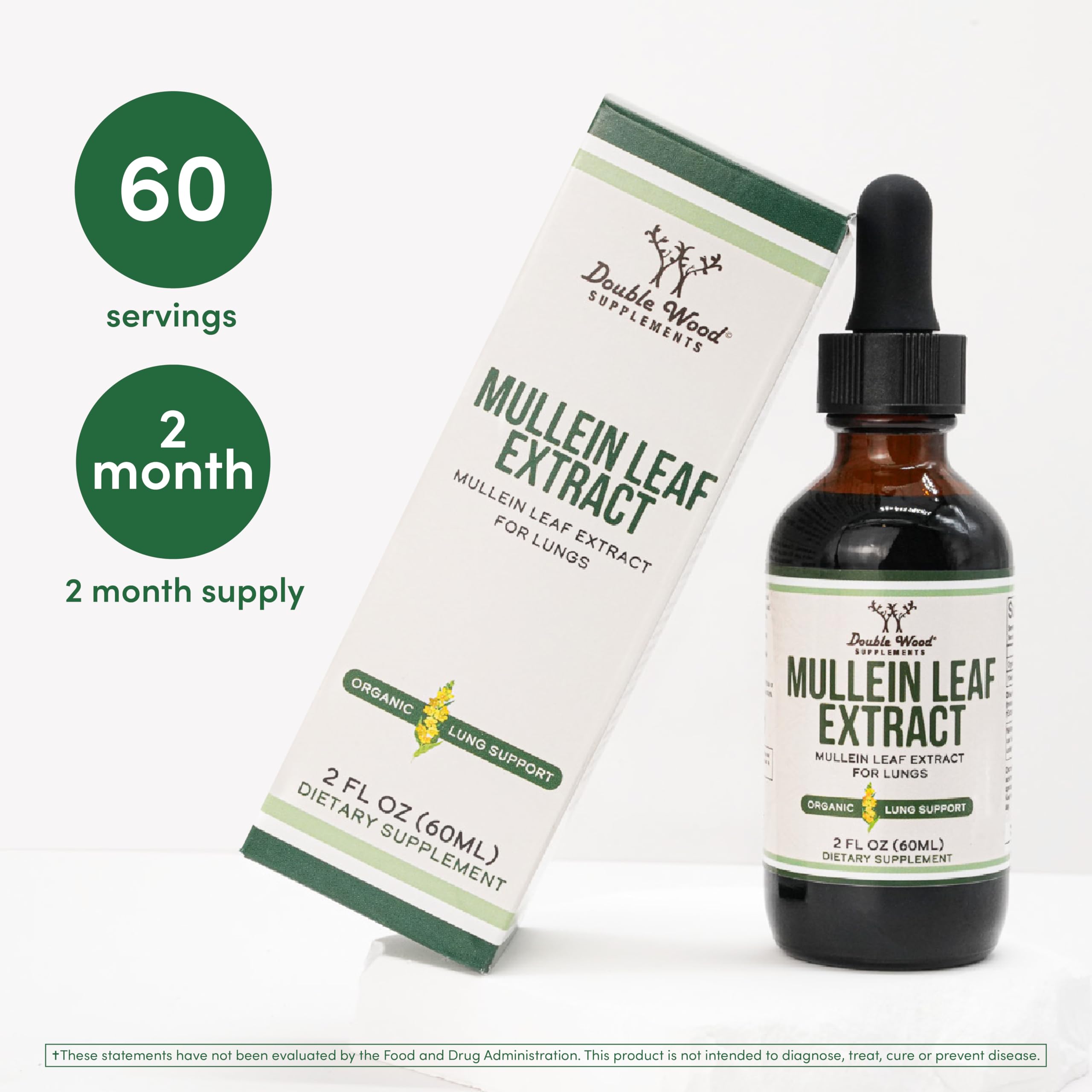 Organic Mullein leaf extract ingredients label