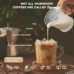 Turmeric-enriched organic mushroom coffee packets.