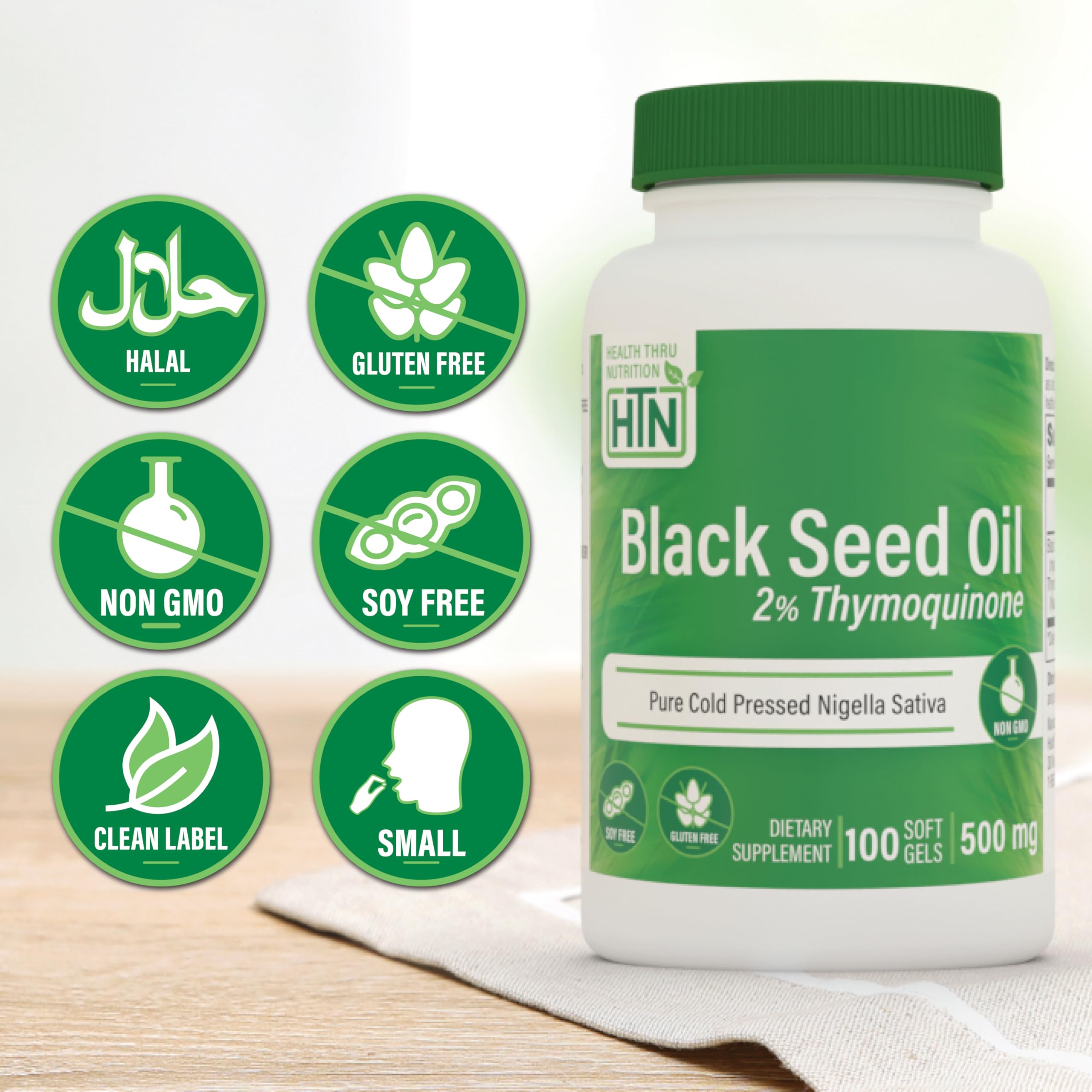 Organic Nigella sativa seeds and cold-pressed oil